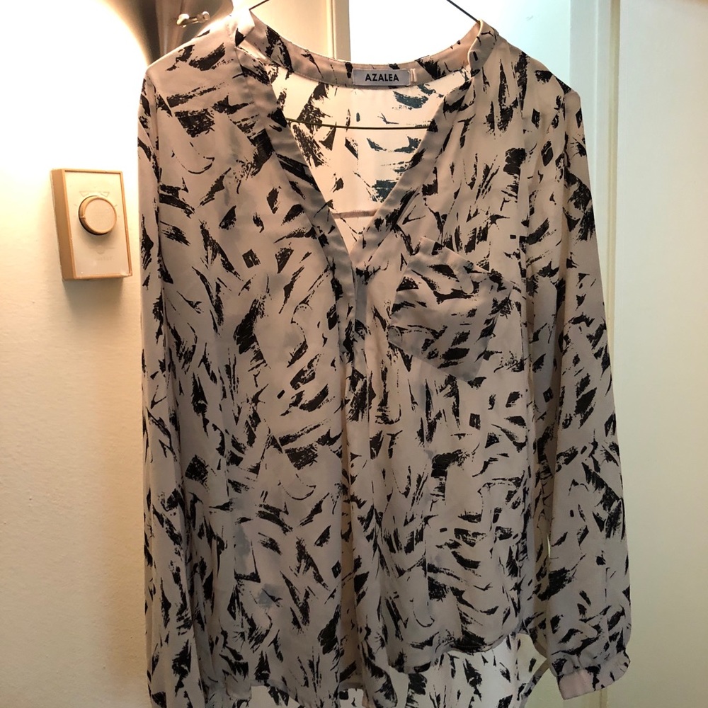Long sleeve print shirt